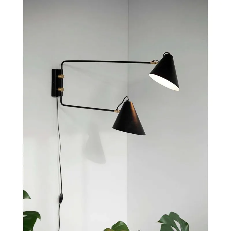 Bild 3 för House Doctor - Club Double Vägglampa 81cm Svart