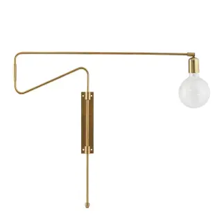 Produktfoto för House Doctor - Swing Vägglampa 70cm Mässing