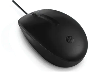 Produktfoto för HP 125 - Mus - kabel - USB - svart