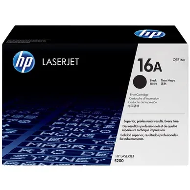 Alternativ bild 0 för HP 16A Tonerkassett Svart