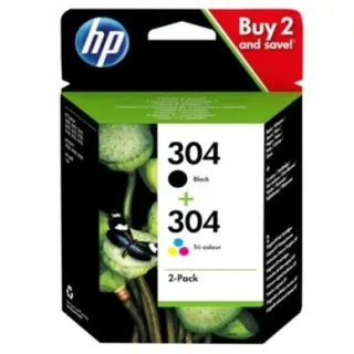 Produktfoto för HP 304 Multipack svart/färg (N9K05AE, N9K06AE)