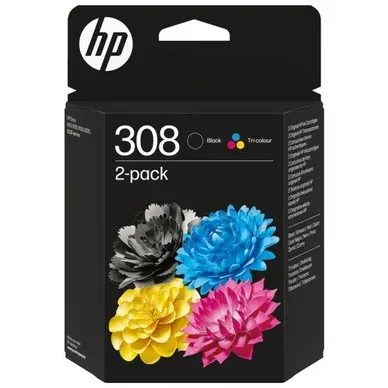 Alternativ bild 0 för HP 308 Bläckpatron Multipack Svart + färg