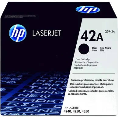 Alternativ bild 0 för HP 42A Tonerkassett Svart