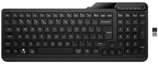 Produktfoto för HP 475 - Tangentbord - dubbelt läge, multienhet, kompakt, 2-zonslayout, tangentrörelser med låg profil, 12 programmerbara knappar - trådlös - 2.4 GHz, Bluetooth 5.3 - hela norden - gagatsvart