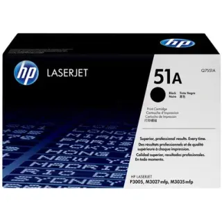 Produktfoto för HP 51A / Q7551A Black Toner - Tonerkassett Svart