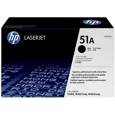 Alternativ bild 0 för HP 51A / Q7551A Black Toner - Tonerkassett Svart