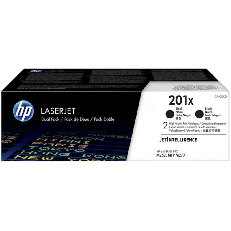 Alternativ bild 0 för HP 55X Tonerkassett Svart Twin pack