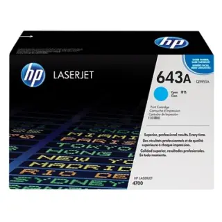 Produktfoto för HP 643A / Q5951A - Laser Toner - Tonerkassett Blå