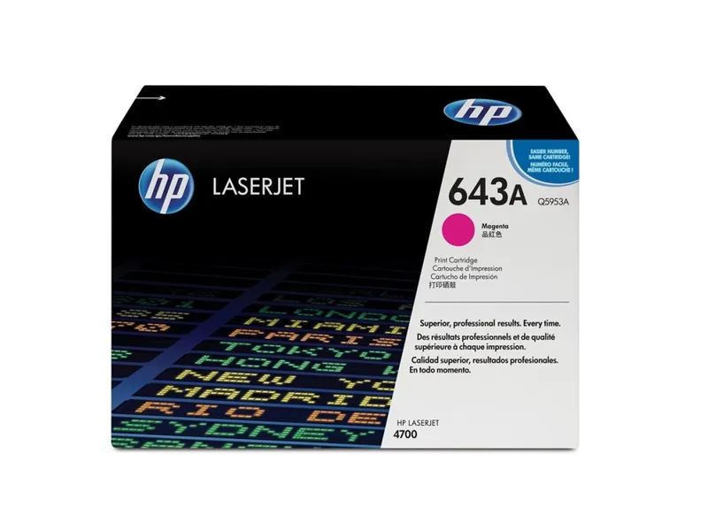 Alternativ bild 0 för HP 643A / Q5953A Magenta Toner - Tonerkassett Magenta