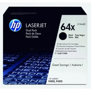 Produktfoto för HP 64XD / CC364XD - Black Laser Toner - Tonerkassett Svart