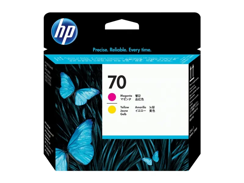 Alternativ bild 0 för HP 70 Skrivhuvud ljus magenta/gul