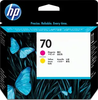 Produktfoto för HP 70 Skrivhuvud ljus magenta/gul
