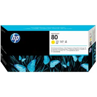 Produktfoto för HP 80 Skrivhuvud gul