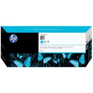 Produktfoto för HP 81 Bläckpatron Cyan