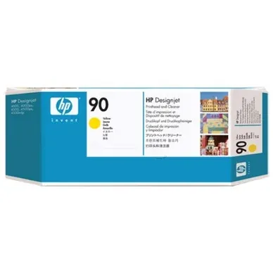 Alternativ bild 0 för HP 90 / C5057A Printhead Cleaner Yellow - Skrivhuvud med renare Yellow