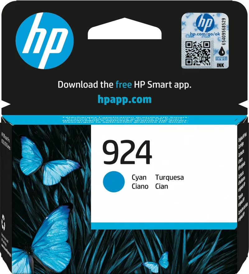 Alternativ bild 0 för HP 924 Bläckpatron Cyan