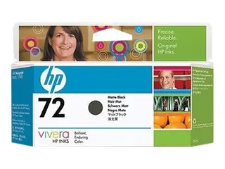Produktfoto för Hp Bläck Matt Svart No.72 - T1100 130ml