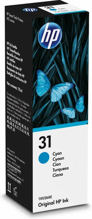 Produktfoto för HP Bläckpatron 1VU26AE 31 Cyan