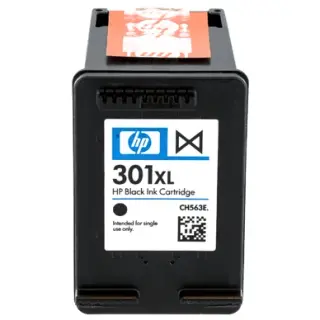 Produktfoto för HP Bläckpatron, 301XL, CH563EE, svart, singelförpackning, hög kapacitet