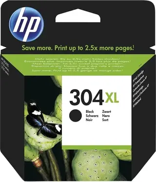 Produktfoto för HP Bläckpatron 304 XL med hög kapacitet, svart, singelförpackning, N9K08AE#UUS