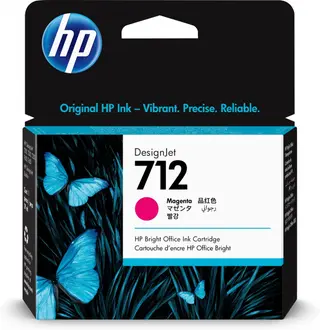 Produktfoto för HP Bläckpatron 3ED68A 712 Magenta