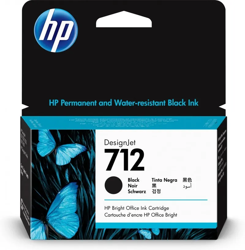 Alternativ bild 0 för HP Bläckpatron 3ED70A 712 Svart
