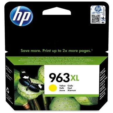 Alternativ bild 0 för HP Bläckpatron 3JA29AE 963XL Gul