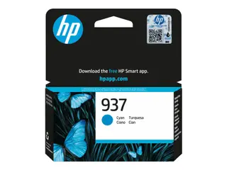Produktfoto för HP Bläckpatron 4S6W2NE 937 cyan