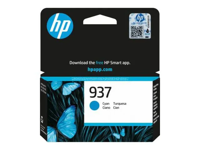 Alternativ bild 0 för HP Bläckpatron 4S6W2NE 937 cyan