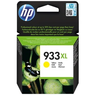Alternativ bild 0 för HP Bläckpatron, 933XL, CN056AE, gul, singelförpackning, hög kapacitet