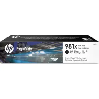 Produktfoto för HP Bläckpatron, 981X, L0R12A, svart, singelförpackning, hög kapacitet