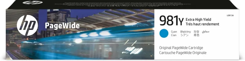 Alternativ bild 0 för HP Bläckpatron, 981Y med hög kapacitet, cyan, singelförpackning, L0R13A