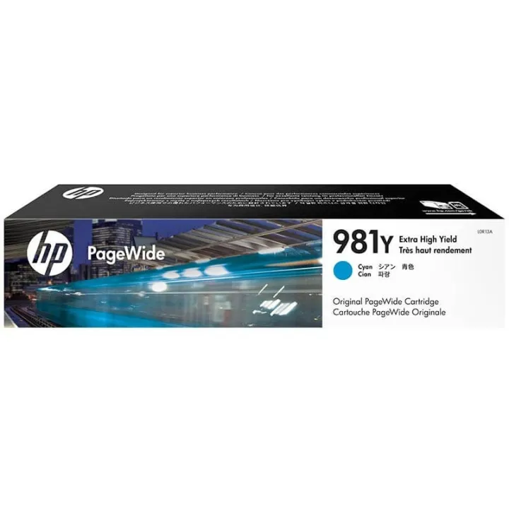 Alternativ bild 0 för HP Bläckpatron, 981Y med hög kapacitet, cyan, singelförpackning, L0R13A