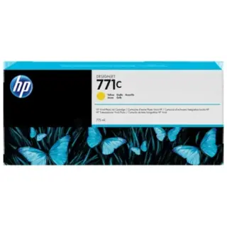 Produktfoto för HP Bläckpatron B6Y10A 771C Gul