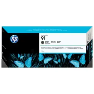 Produktfoto för HP Bläckpatron C9464A 91 Mattsvart