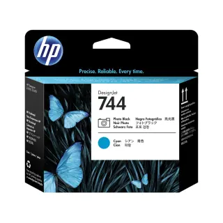 Produktfoto för HP Bläckpatron F9J86A 744 Svart/Cyan