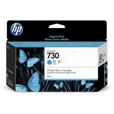 Alternativ bild 0 för HP Bläckpatron P2V62A 730 Cyan