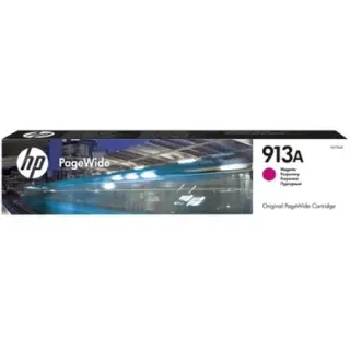 Produktfoto för HP Bläckpatron, PageWide 913A, magenta, singelförpackning