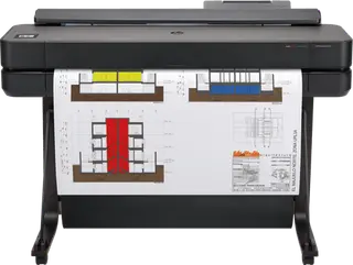 Produktfoto för HP DesignJet T650 - 36 storformatsskrivare - färg - bläckstråle - A0, ANSI D, Rulle (91,4 cm x 45,7 m) - 2 400 x 1 200 dpi - upp till 0.42 min/sida (mono)/ upp till 0.42 min/sida (färg) - kapacitet: 1 rulle - Gigabit LAN, USB 2.0, Wi-Fi(n) - kniv