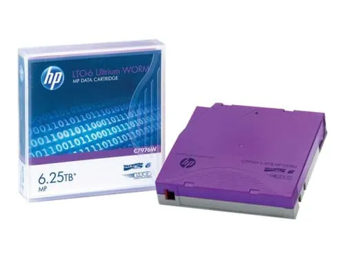 Alternativ bild 0 för HPE - LTO Ultrium WORM 6 - 2.5 TB / 6.25 TB - skrivbara etiketter - lila - för StorageWorks SAS Rack-Mount Kit