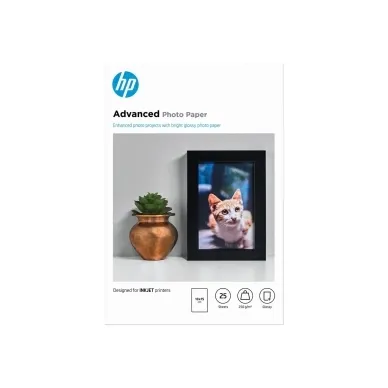 Alternativ bild 0 för HP Fotopapper Advanced Glossy 10x15cm 250g 25 ark