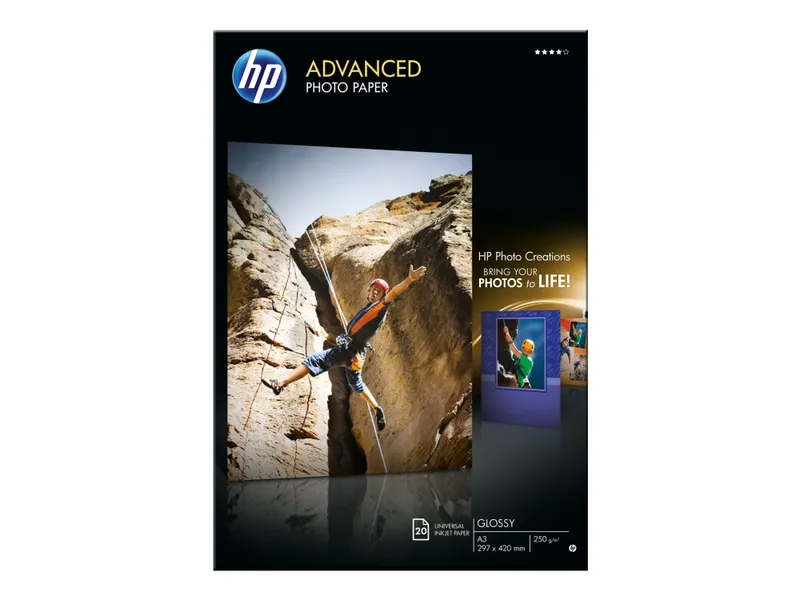 Alternativ bild 0 för HP Fotopapper Q8697A A3 250g