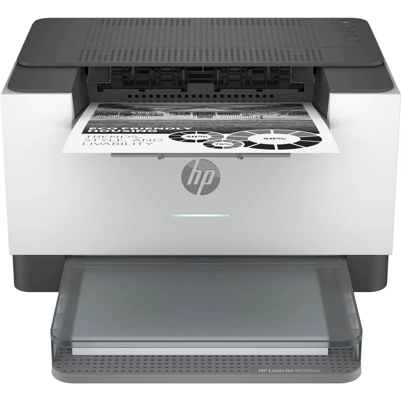 Bild 1 för HP LaserJet M209dw - Skrivare - svartvit - Duplex - laser - A4/Legal - 600 x 600 dpi - upp till 29 sidor/minut - kapacitet: 150 ark - USB 2.0, LAN, Wi-Fi(n), Bluetooth LE