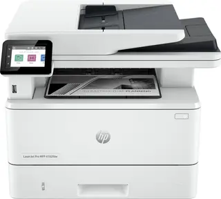 Produktfoto för HP LaserJet Pro MFP 4102dw - Multifunktionsskrivare - svartvit - laser - Legal (216 x 356 mm) (original) - A4/Legal (media) - upp till 38 sidor/minut (kopiering) - upp till 40 sidor/minut (utskrift) - 350 ark - USB, USB 2.0, Gigabit LAN, Wi-Fi(n), USB-värd, Bluetooth