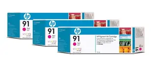Produktfoto för HP Magenta Vivera bläckpatron No. 91 (775 ml) *3-pack*