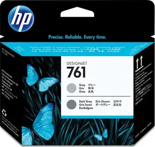 Produktfoto för HP Skrivhuvud CH647A 761 Grå/Mörkgrå
