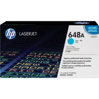 Produktfoto för HP Toner CE261A 648A 11K Cyan