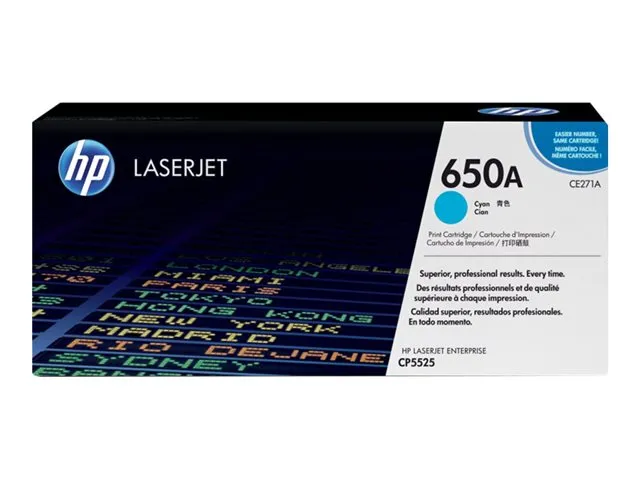 Alternativ bild 0 för HP Toner CE271A 650A 15K Cyan