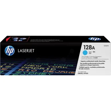 Alternativ bild 0 för HP Toner CE321A 128A 1,3K Cyan