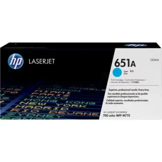 Produktfoto för HP Toner CE341A 651A 16K Cyan